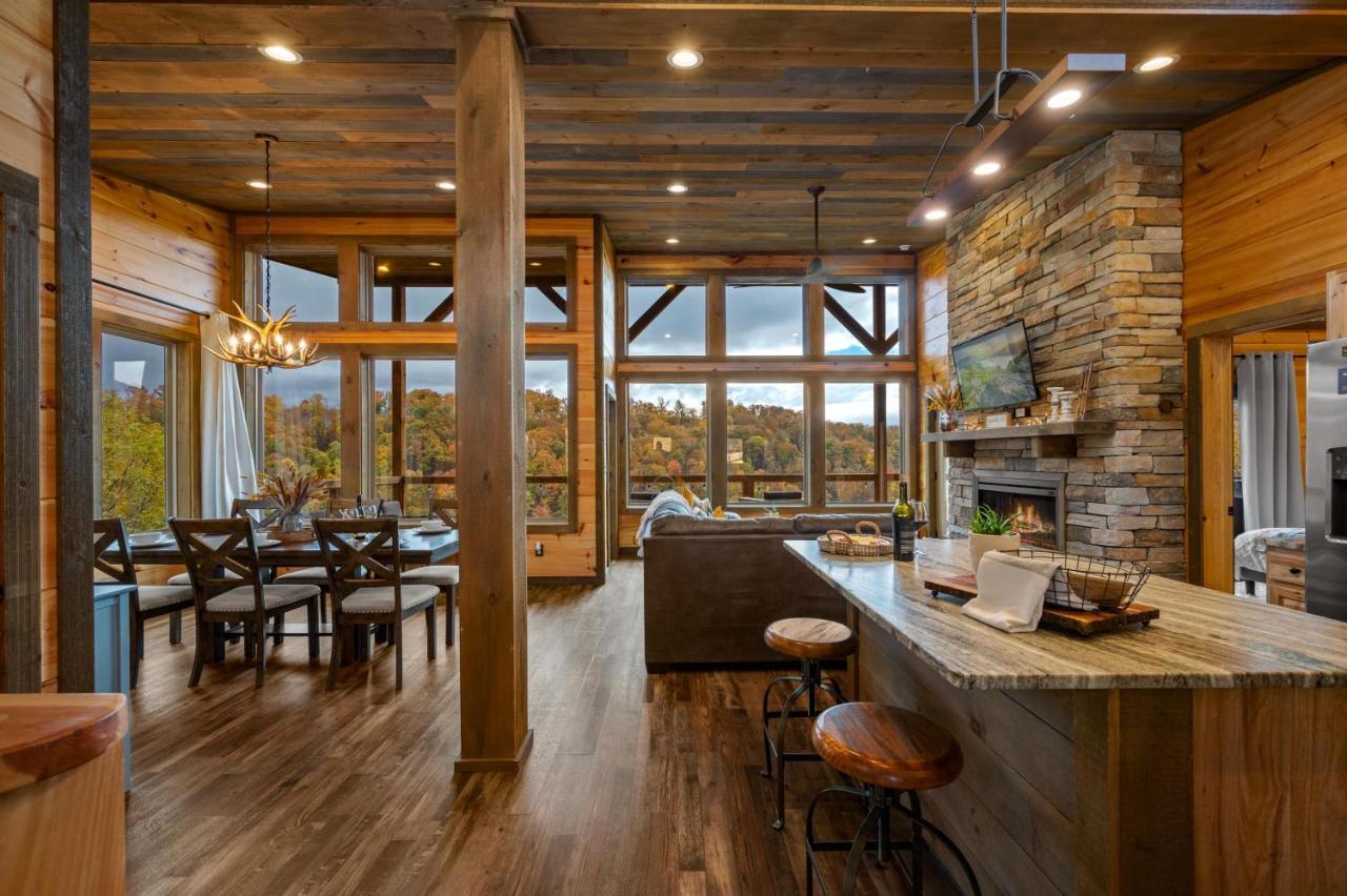 The Overlook - '21 Cabin - Gorgeous Unobstructed Views - Fire Pit Table - Gamerm - Hottub - Xbox - Lots Of Bears Gatlinburg Exterior foto